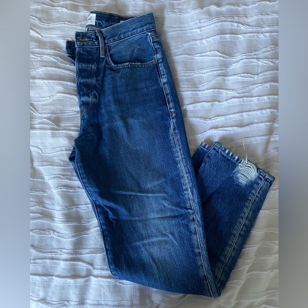 Frame denim high rise ankle cut Jeans